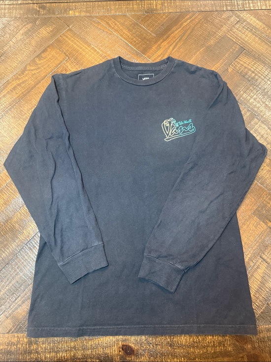 Vans Other - Vans Off The Wall Black‎ Long Sleeve Graphic Tee Men’s Medium
